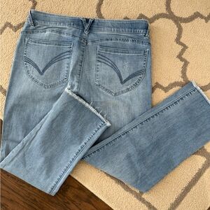 Democracy Light Blue Straight Leg Ankle Jeans